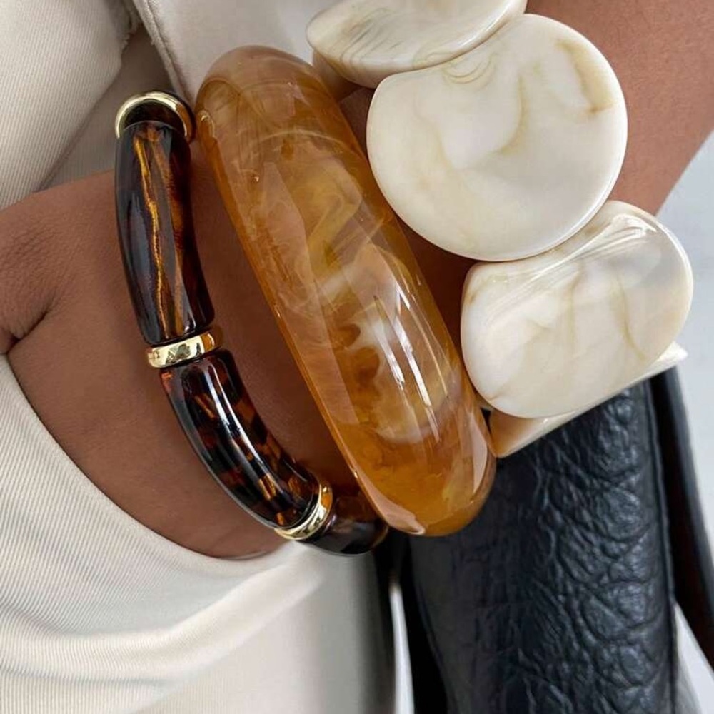 New bangle bracelets cuffs 3 piece set - Picture 3 of 3